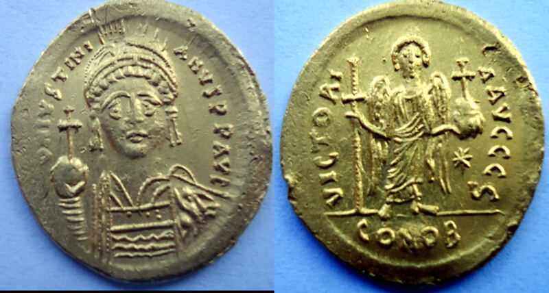 Монета на цар Ройметалк (около 11/10 г. пр. Хр. - 12 г. сл. Хр.)