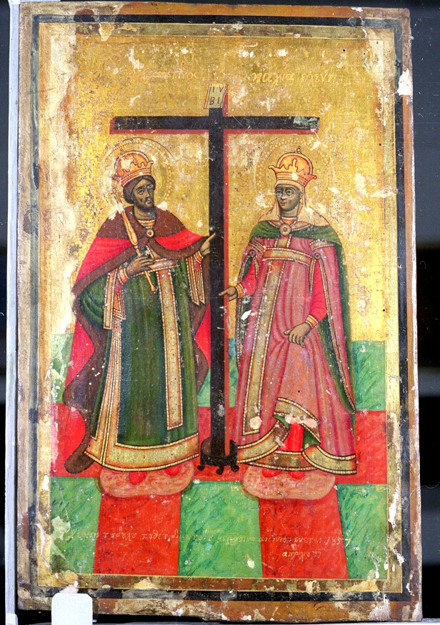Икона на Св. Св. Константин и Елена от 1857 г.